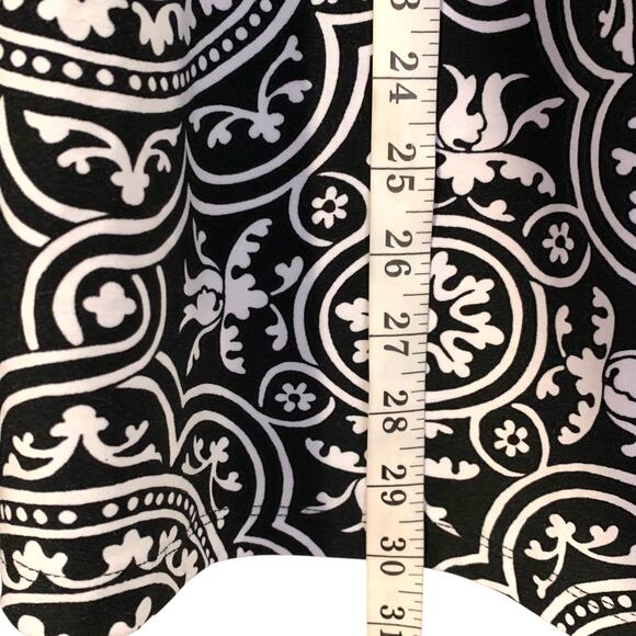 Jaclyn Smith Top Women's Size 3x Pullover Liquid Knit Coquette Paisley Beaded - Picture 6 of 7